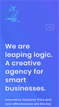 Mobile Screenshot of leapinglogic.com