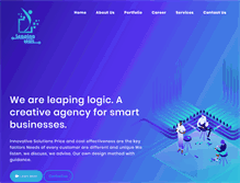 Tablet Screenshot of leapinglogic.com